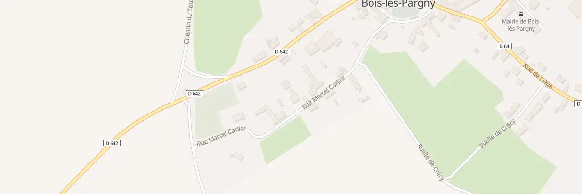 Plan du 10 Rue Marcel Carlier à Bois-lès-Pargny