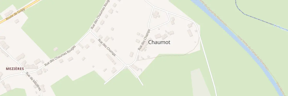 Plan du 3 Rue des Champs à Chaumot