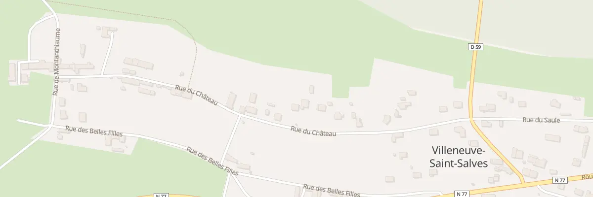 Plan du 22 Rue du Château à Villeneuve-Saint-Salves
