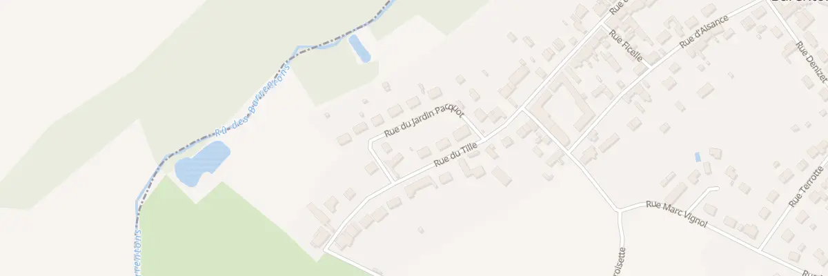 Plan du 42 Rue du Tille à Barenton-Bugny