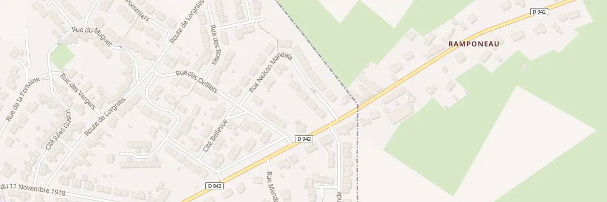 Plan du 16 Rue Nelson Mandela au Quesnoy