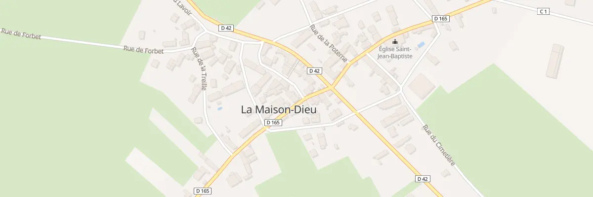 Plan du 1 Rue de Carrouge à La Maison-Dieu