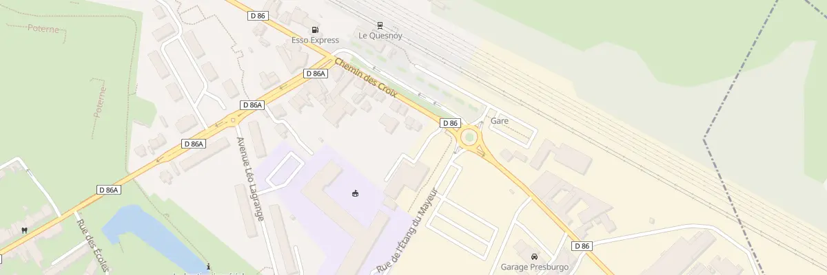 Plan du 20 Che des Croix au Quesnoy