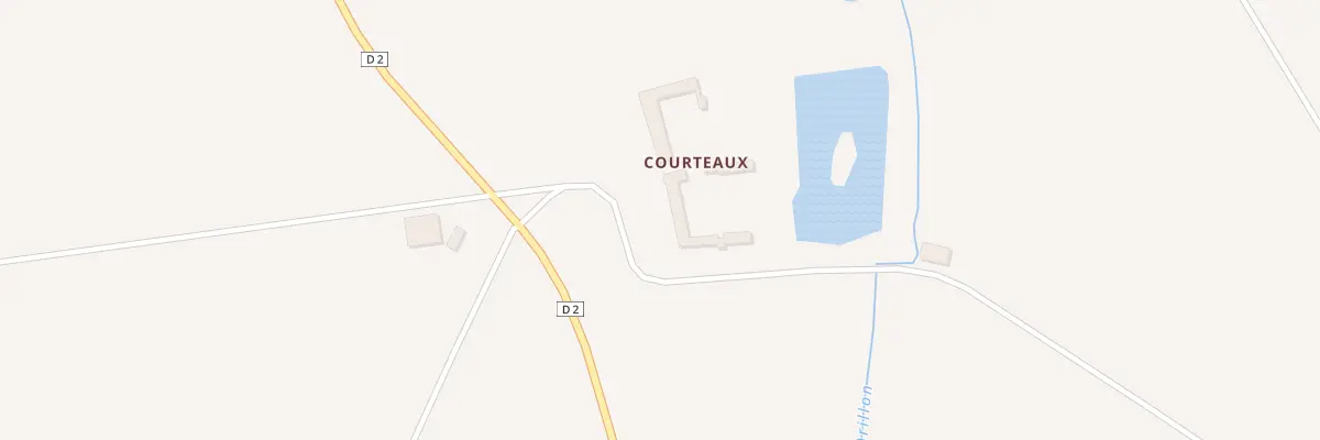 Plan du 3 Courteaux à Coulonges-Cohan