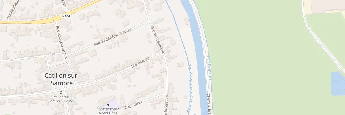 Plan du 20 Rue de la Sambre à Catillon-sur-Sambre