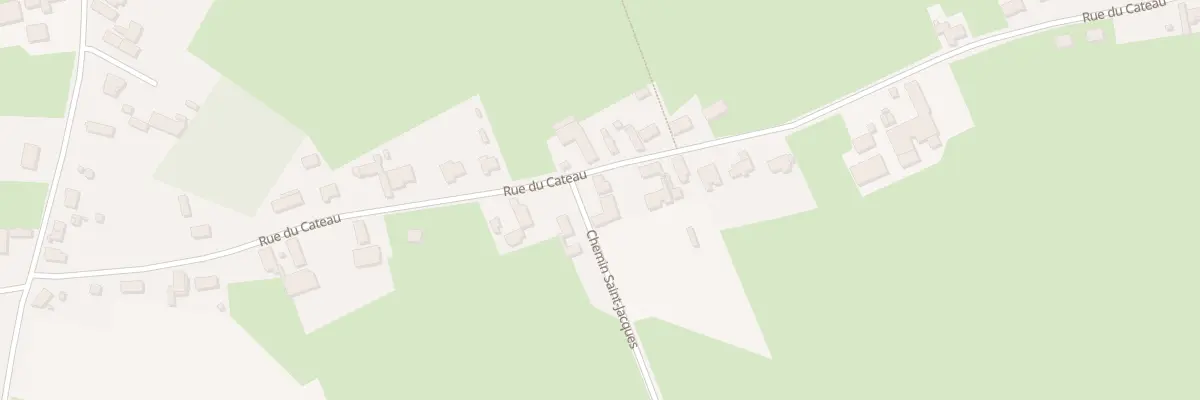 Plan du 93 Rue du Cateau à Fontaine-au-Bois