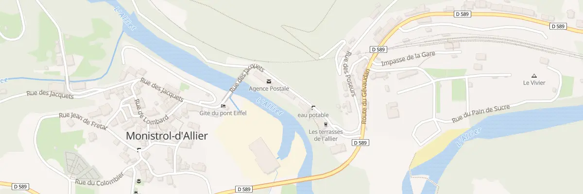 Plan du 5089 Le Vivier à Monistrol-d’Allier