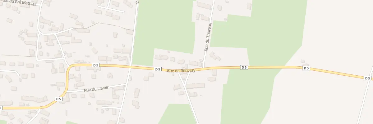 Plan du 39 Rue de Rouvray à Héry