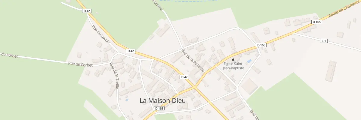 Plan du 3 Rue de la Poterne à La Maison-Dieu