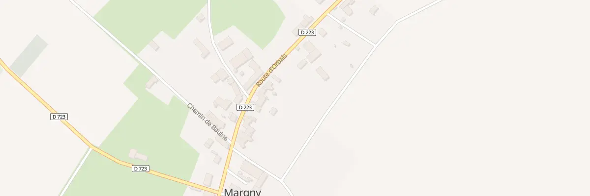 Plan du 18 Rte d’Orbais à Margny