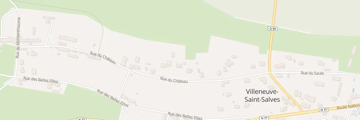 Plan du 18 Rue du Château à Villeneuve-Saint-Salves