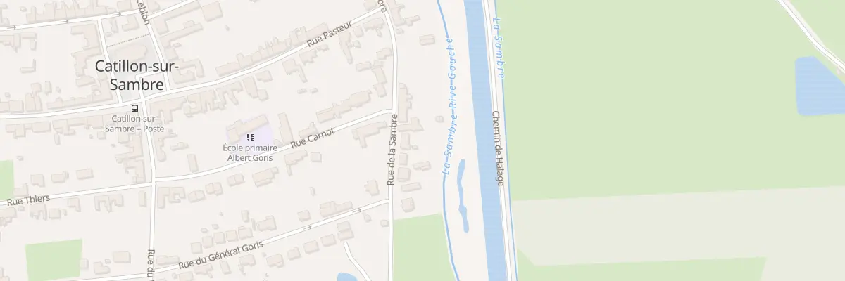 Plan du 32 Rue de la Sambre à Catillon-sur-Sambre