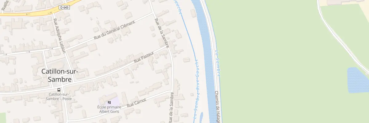 Plan du 22 Rue de la Sambre à Catillon-sur-Sambre
