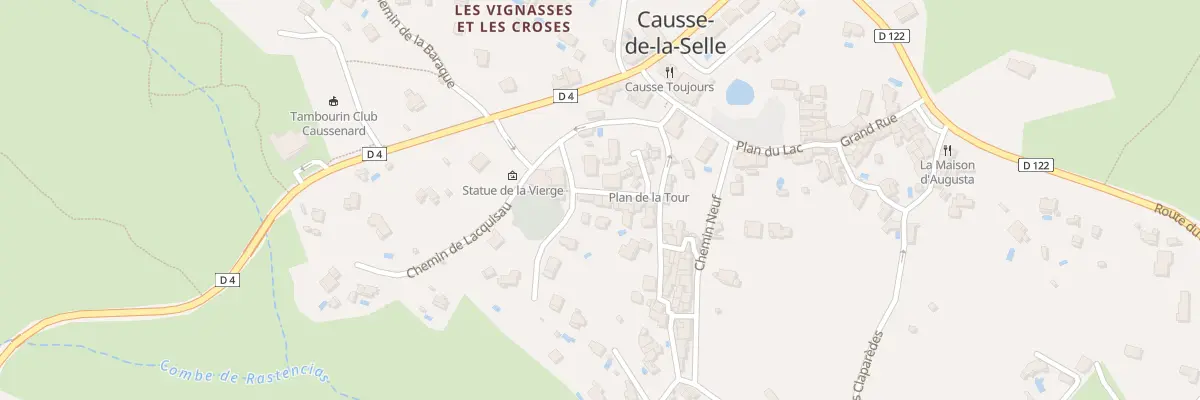 Plan du 5071 Le Village à Causse-de-la-Selle