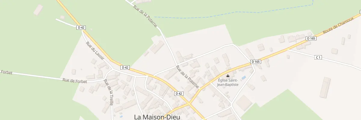 Plan du 8 Rue de la Poterne à La Maison-Dieu