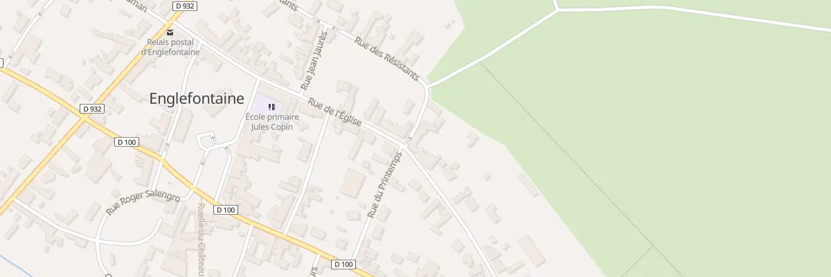 Plan du 45 Rue des Resistants à Englefontaine