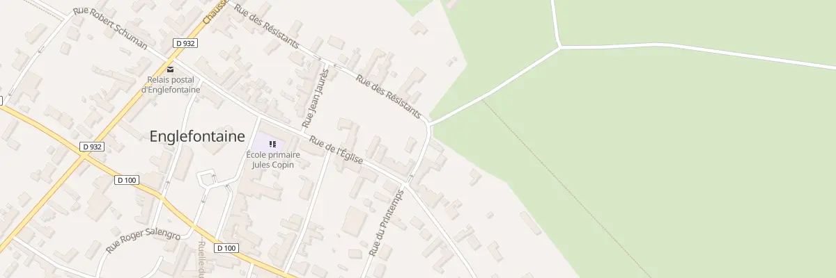 Plan du 16 Rue des Resistants à Englefontaine