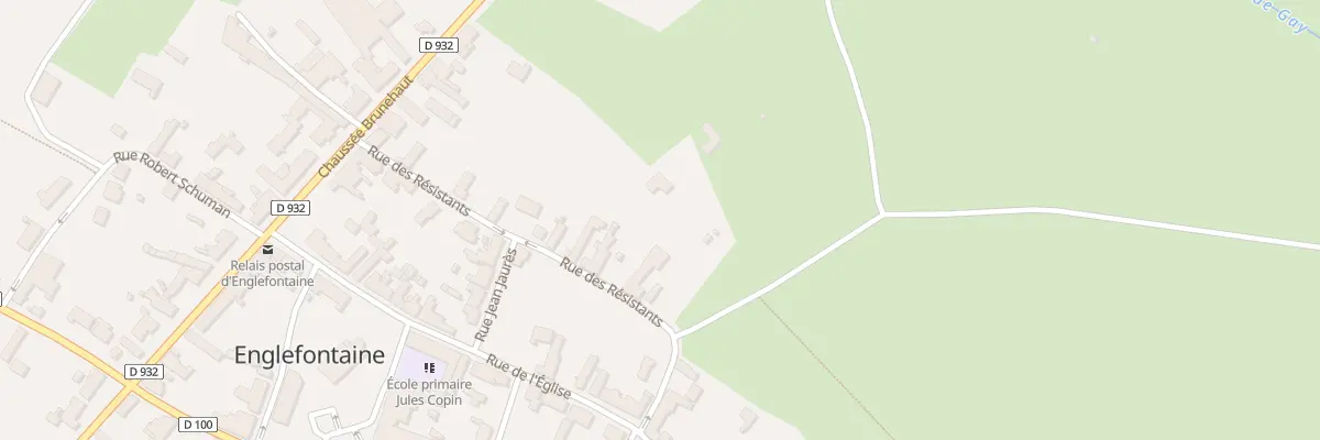 Plan du 27 Rue des Resistants à Englefontaine