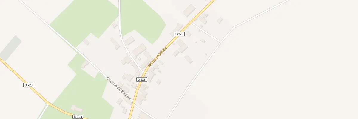 Plan du 18B Rte d’Orbais à Margny