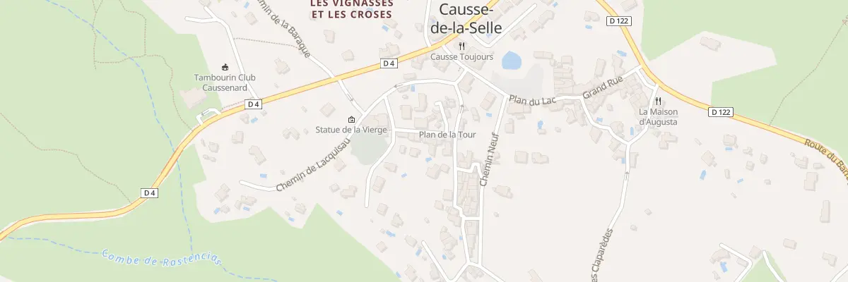 Plan du 5070 Le Village à Causse-de-la-Selle