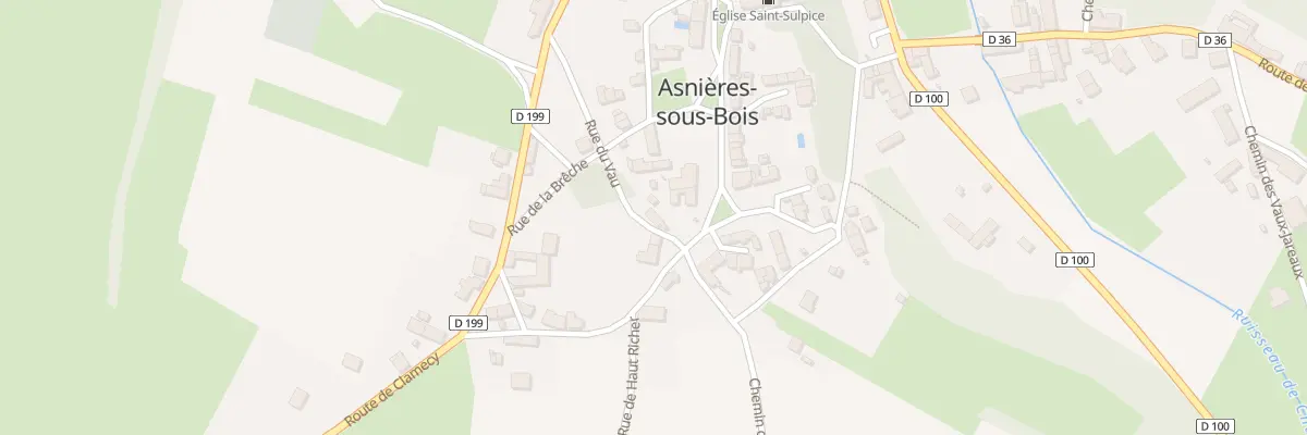Plan du 2 Rue du Vau à Asnières-sous-Bois