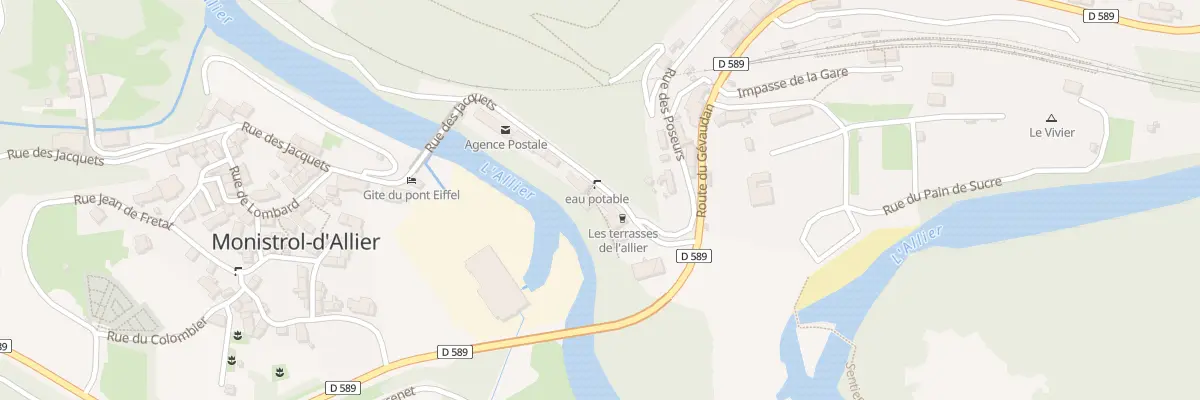 Plan du 5091A Le Bourg à Monistrol-d’Allier