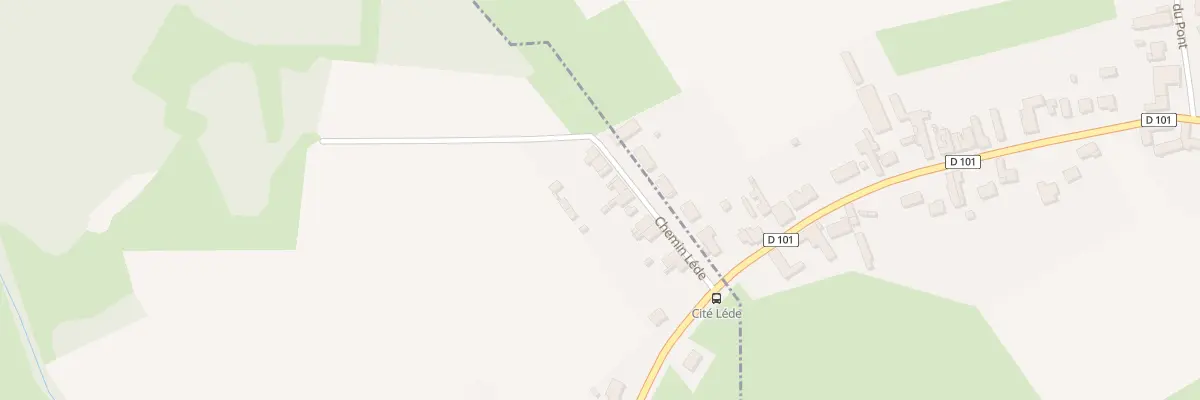 Plan du 6 Che Lede à Thivencelle