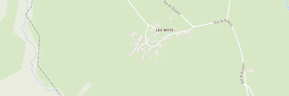 Plan du 5160 Les Myts à Nizerolles