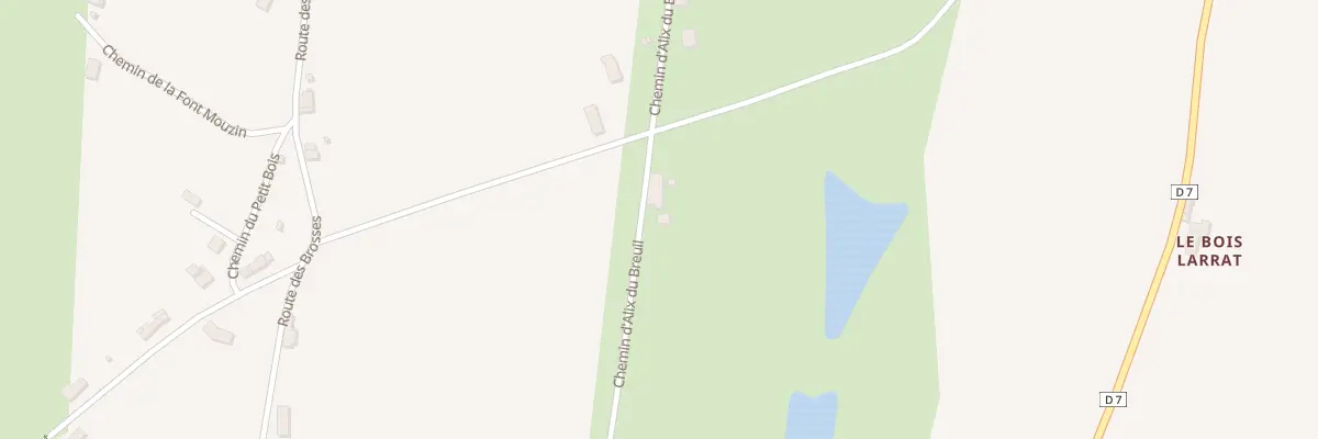 Plan du 5199 Les Brosses au Breuil