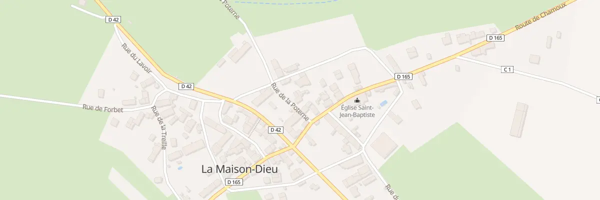 Plan du 2 Rue de la Poterne à La Maison-Dieu