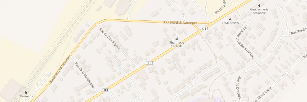 Plan du 45 Rue du Docteur Moret à Dormans