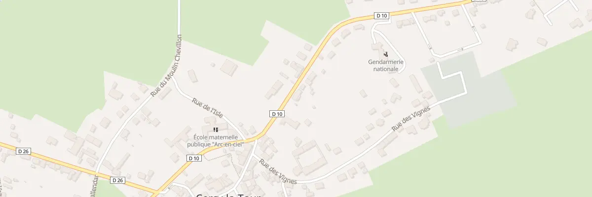 Plan du 8 Rue de Châtillon à Cercy-la-Tour