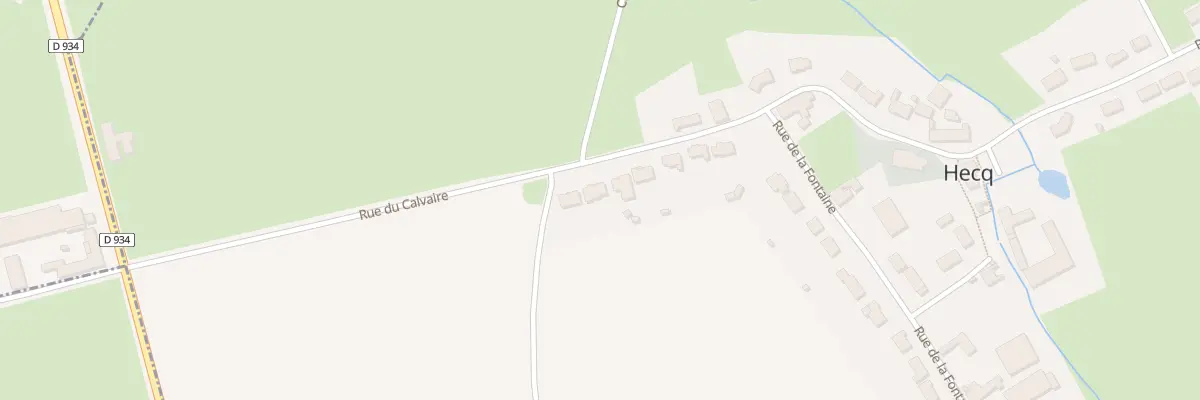 Plan du 145 Rue du Calvaire à Hecq
