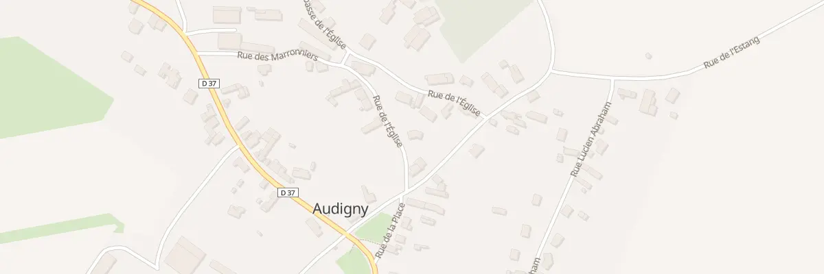 Plan du 60 Rue de l’Eglise à Audigny
