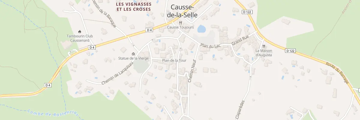 Plan du 5079 Le Village à Causse-de-la-Selle