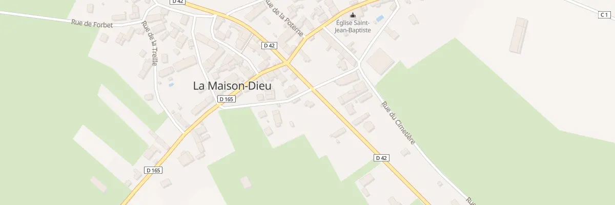 Plan du 14 Rte de Lormes à La Maison-Dieu