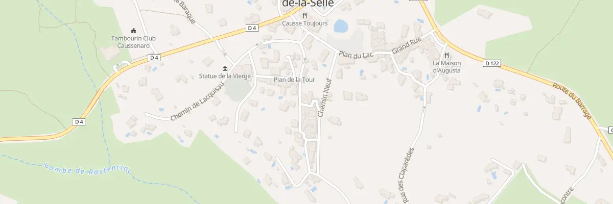 Plan du 5055 Le Village à Causse-de-la-Selle