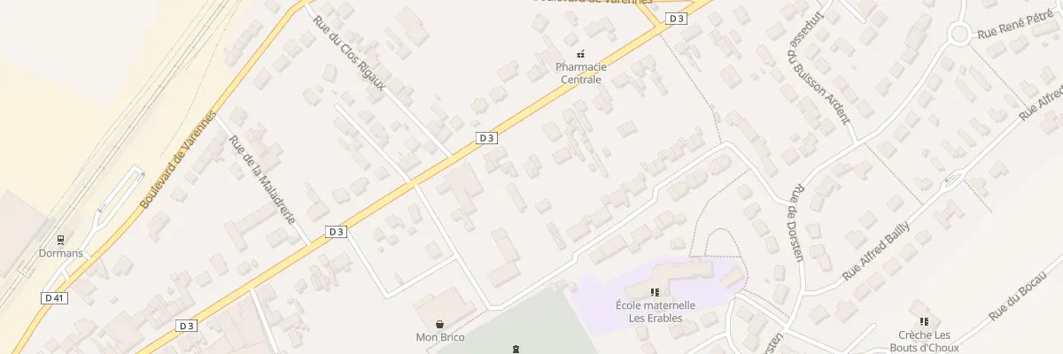 Plan du 38T Rue du Docteur Moret à Dormans