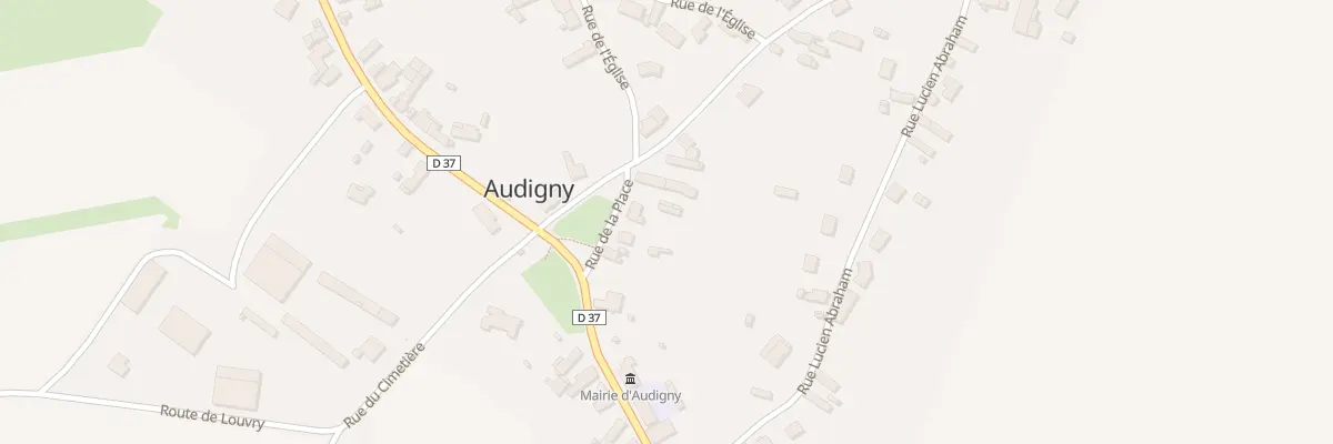 Plan du 48 Rue de la Place à Audigny