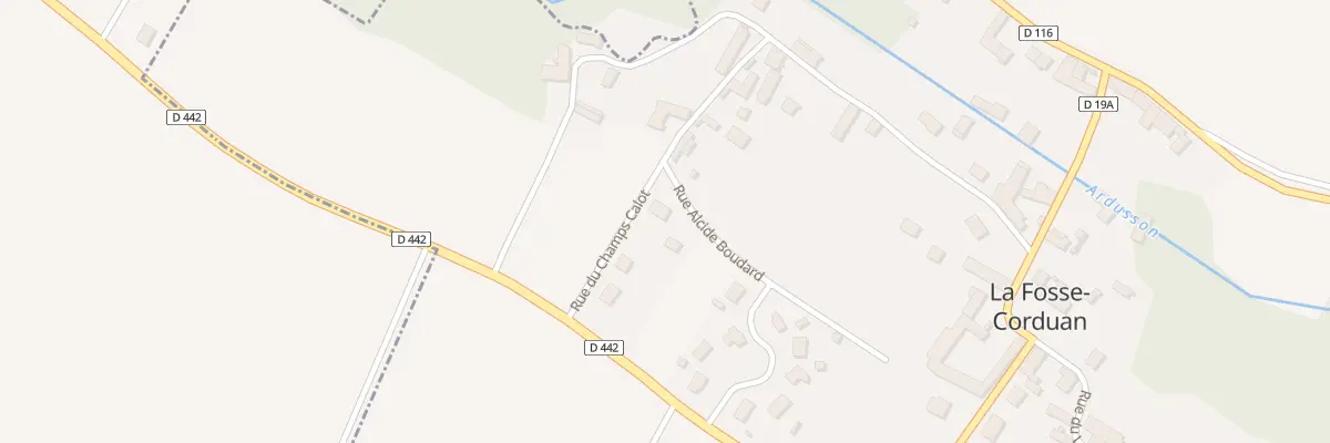 Plan du 23 Rue du Champ Calot à La Fosse-Corduan