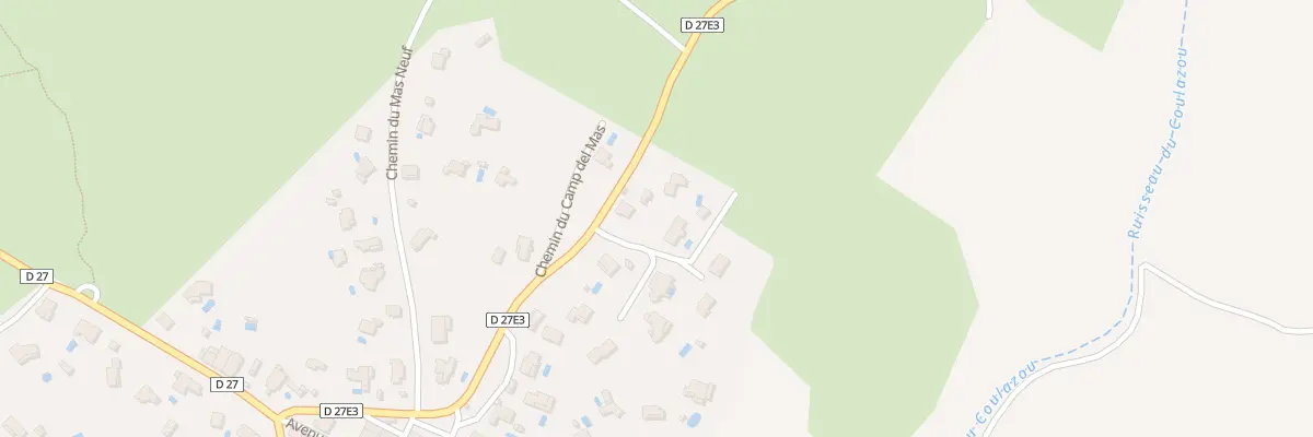 Plan du 5569 Rte d’Argelliers à La Boissière