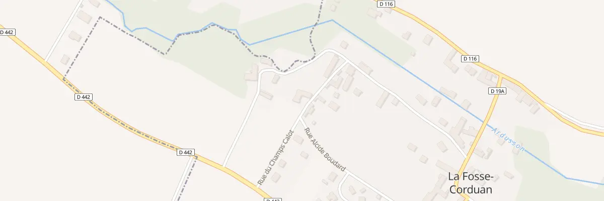 Plan du 22 Rue du Champ Calot à La Fosse-Corduan