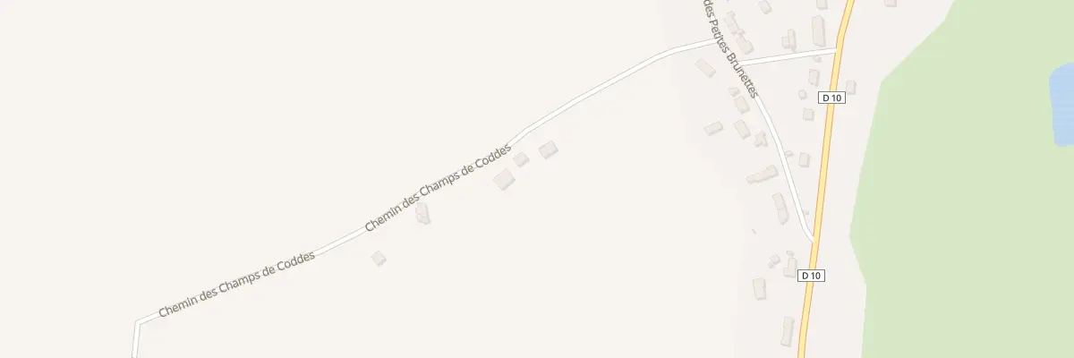 Plan du 3 Che des Champs de Coddes à Cercy-la-Tour