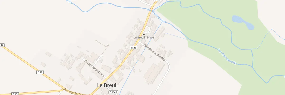 Plan du 32 Rue du Vieux Moulin au Breuil