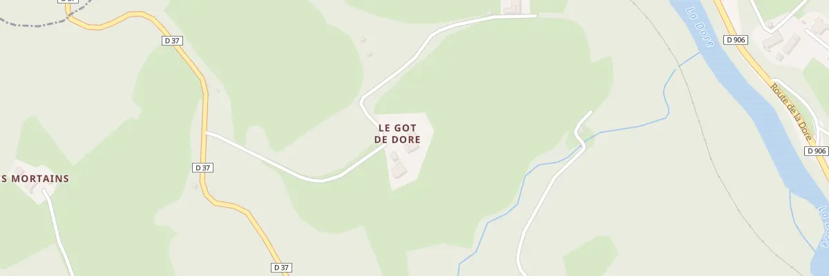 Plan du 5619 Le Got de Dore à Marat