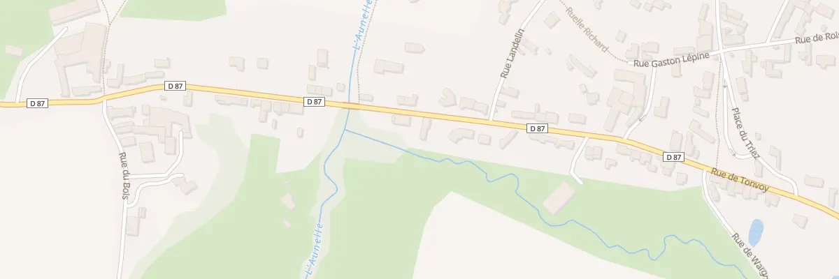 Plan du 28 Rue de Tonvoy à Sebourg