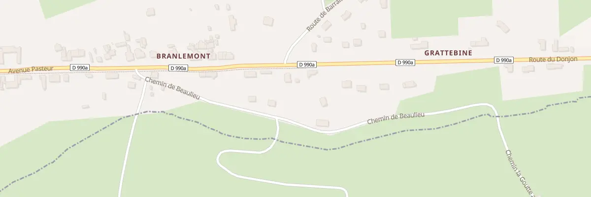 Plan du 36B Av Pasteur à Lapalisse