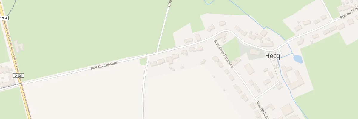 Plan du 85 Rue du Calvaire à Hecq
