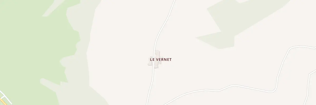 Plan du 5069 Le Vernet à Nizerolles