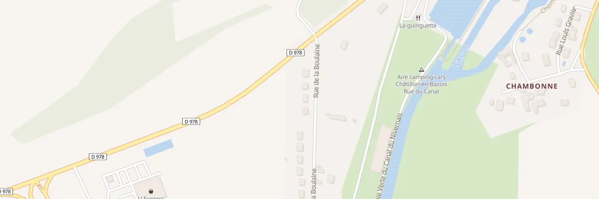Plan du 5 Rue de la Boulaine à Châtillon-en-Bazois